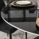 Стіл круглий MEBEL ELITE ALLEN 120 см Чорний