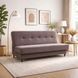Диван розкладний MEBEL ELITE ARUBA 2 188 см Темно Коричневий