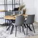 Стілець оксамитовий MEBEL ELITE PERU Velvet, Сірий