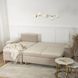 Кутовий диван лівий, оксамитовий MEBEL ELITE MATEO Velvet 248 см Бежевий Лівий
