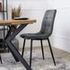 Стілець оксамитовий MEBEL ELITE PERU Velvet, Сірий