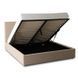 Кровать двуспальная MEBEL ELITE MARSYLIA Sztruks 180x200 см Беж