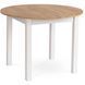 Стіл кухонний розкладний MEBEL ELITE HARRY 102(142)х102 Дуб крафт/Білий