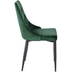 Стул бархатный MEBEL ELITE CORK Velvet Зеленый
