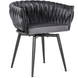 Стілець поворотний оксамитовий MEBEL ELITE LILI Velvet Сірий