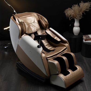 Массажное кресло MEBEL ELITE RX ULTRA PRO MAX экокожа бежевий фотография