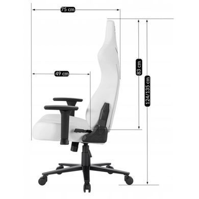 Стілець офісний поворотний MEBEL ELITE APEX Білий фотографія