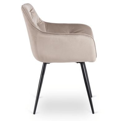 Стілець MEBEL ELITE MODESTO Velvet Беж фотографія