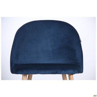 Стул Sherry beech Velvet AMF Синий фотография