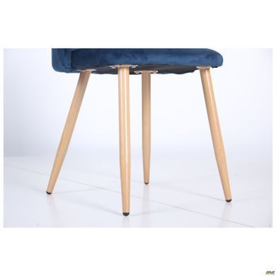 Стул Sherry beech Velvet AMF Синий фотография