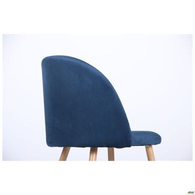 Стул Sherry beech Velvet AMF Синий фотография