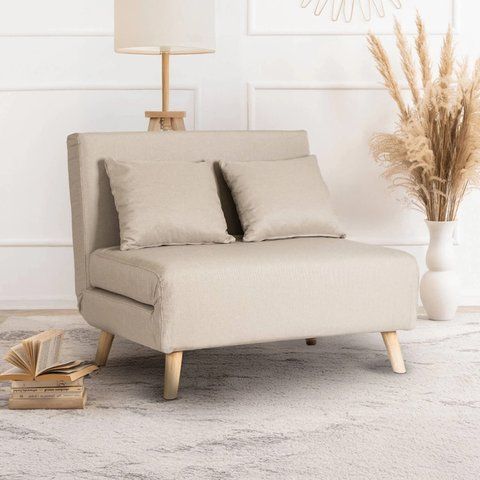 Диван раскладной MEBEL ELITE MARRY 2 ткань Беж фотография