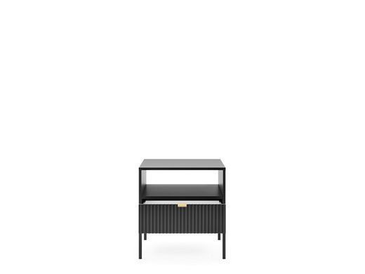 Тумба прикроватная Perfect Home Нова / Nova S54 черный Черный фотография