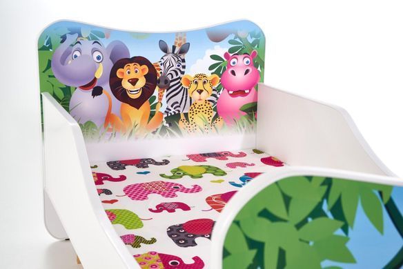 Ліжко дитяче HAPPY JUNGLE Halmar 76x145 фотографія