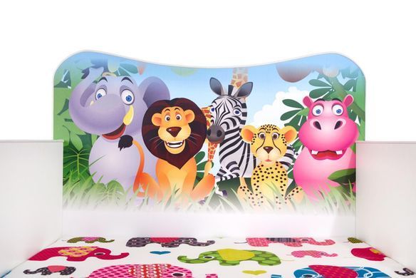 Ліжко дитяче HAPPY JUNGLE Halmar 76x145 фотографія