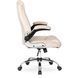 Стул офисный поворотный бархатный MEBEL ELITE SORIN 2 Velvet Бежевый