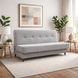 Диван раскладной MEBEL ELITE ARUBA 2 188 см Светло-серый