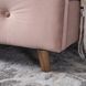 Кровать односпальная бархатная 90x200 MEBEL ELITE MIKEL Velvet Розовый
