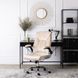 Стул офисный поворотный бархатный MEBEL ELITE SORIN 2 Velvet Бежевый