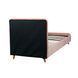 Кровать односпальная бархатная 90x200 MEBEL ELITE MIKEL Velvet Розовый