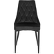 Стул бархатный MEBEL ELITE CORK Velvet Черный