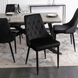 Стул бархатный MEBEL ELITE CORK Velvet Черный