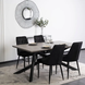 Стул бархатный MEBEL ELITE CORK Velvet Черный