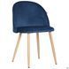 Стул Sherry beech Velvet AMF Синий