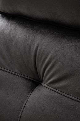 Кресло раскладное SEMIR 2 Velvet Halmar Черный фотография