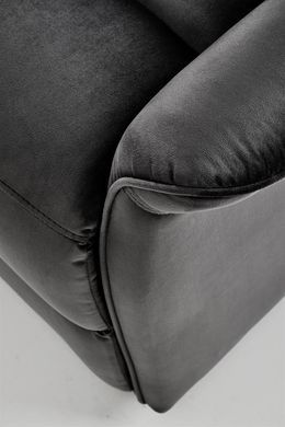 Кресло раскладное SEMIR 2 Velvet Halmar Черный фотография
