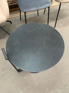 Журнальный столик DAKOTA Intarsio 50x50 Серый мат/черный фотография