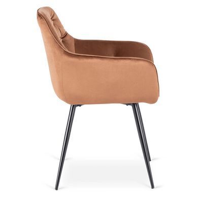 Стул MEBEL ELITE MODESTO Velvet Рыжий фотография