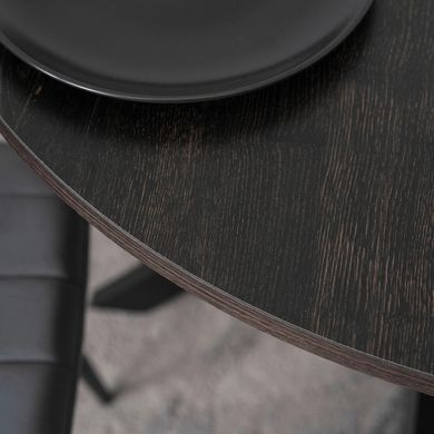 Стіл MEBEL ELITE LAUREN 80X80 Чорний фотографія