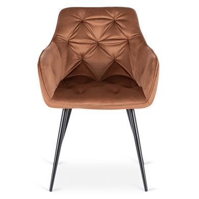 Стул MEBEL ELITE MODESTO Velvet Рыжий фотография