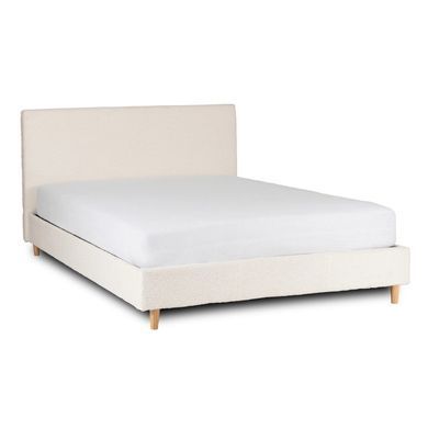 Ліжко двоспальне MEBEL ELITE KIOTO 140x200 см Кремовий фотографія