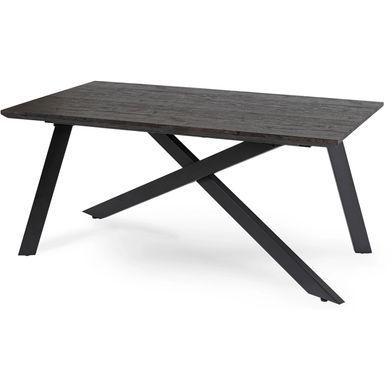 Стол раскладной MEBEL ELITE HAMILTON 160(200)х90 Черный фотография