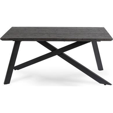 Стол раскладной MEBEL ELITE HAMILTON 160(200)х90 Черный фотография