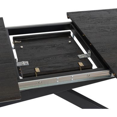 Стол раскладной MEBEL ELITE HAMILTON 160(200)х90 Черный фотография