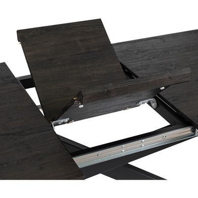 Стол раскладной MEBEL ELITE HAMILTON 160(200)х90 Черный фотография