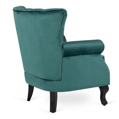 Крісло м'яке оксамитове MEBEL ELITEMALLO Velvet Зелений фотографія