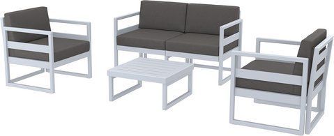 Комплект меблів для тераси Siesta Onto Mykonos Lounge Set Gray Сірий