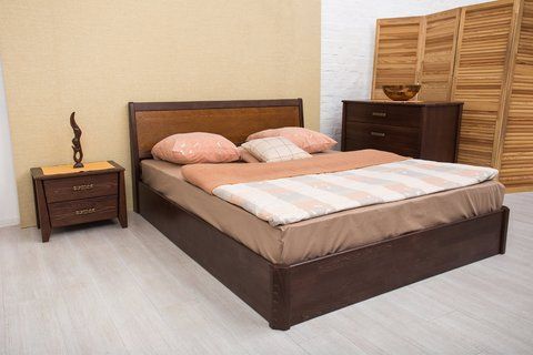 Кровать Сити Микс Мебель 160-200 Темный Орех фотография