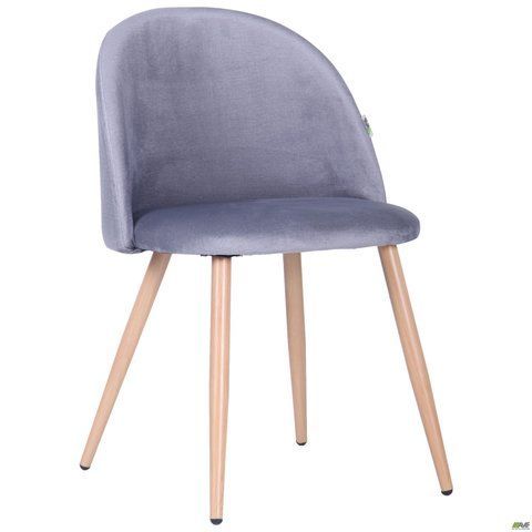 Стул Sherry beech Velvet AMF Темно Серый фотография