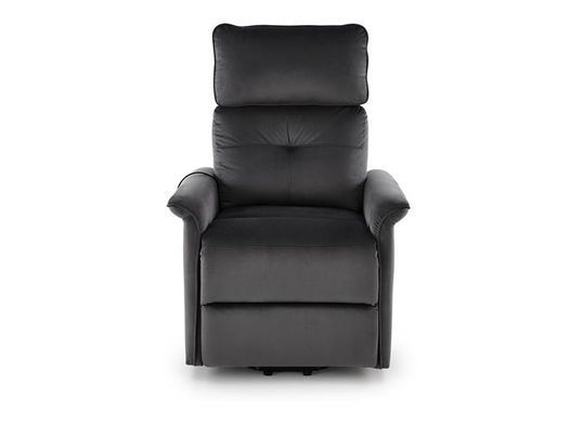 Кресло раскладное SEMIR 2 Velvet Halmar Черный фотография