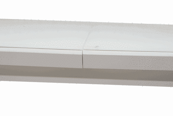 Стіл розкладний TML-770-1 VETRO 140x85 Матовий Білий фотографія