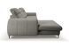 Диван угловой раскладной BIANCO Davis Monolith 92 левый на ножках Perfect Home Польша Серый