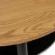 Журнальний столик MEBEL ELITE PAULO 60x60 Дуб/чорний