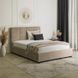 Ліжко двоспальне оксамитове 140x200 MEBEL ELITE TINGA Velvet Беж