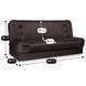 Диван раскладной MEBEL ELITE PIANO 190 см Коричневый