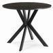 Стіл MEBEL ELITE LAUREN 80X80 Чорний